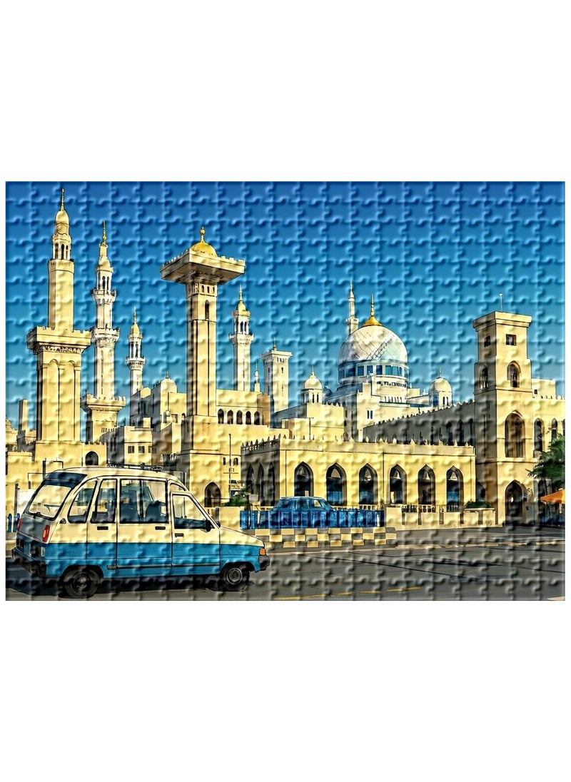 1000 Pieces Of Mosque Architectural Landscape Puzzle