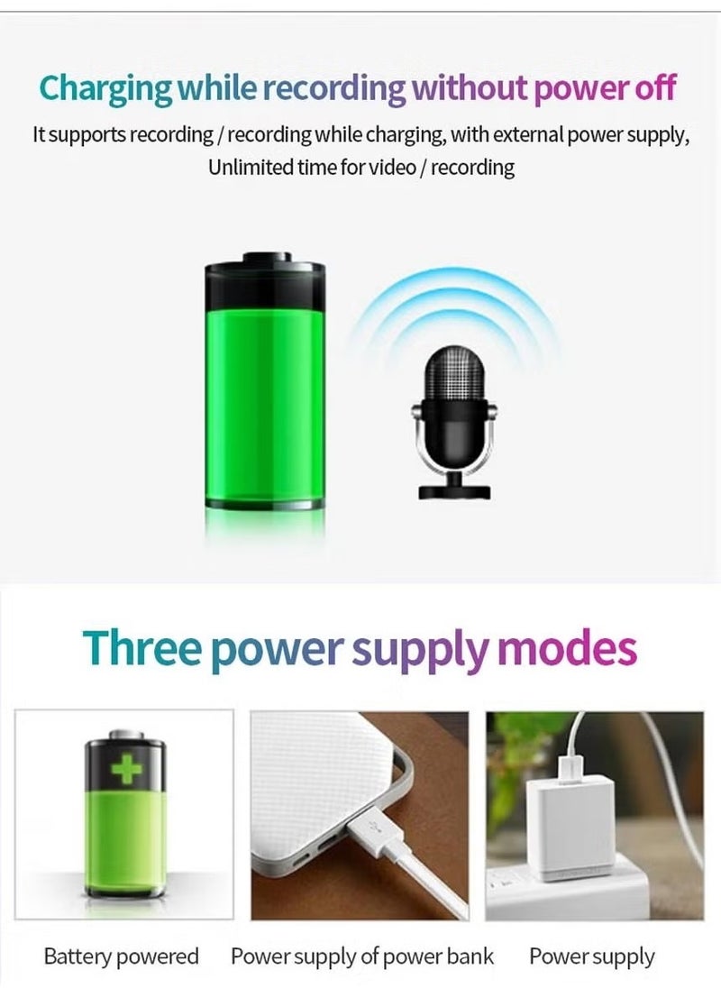 Mini Camera With Clip, 1080p Wireless Wearable Portable Body Cam, Lightweight Video Recorder With Motion Detection, High Definition Night Vision Mini Camera, (1pc)