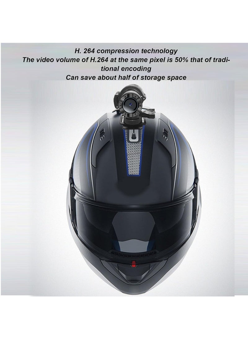 1080P Bike Motorcycle Helmet Camera, WIFI Flashlight Camera With Rechargeable Battery, DV Camera Camcorder With Wide Angle Lens, Outdoor Action Camera For Motorcycle Helmet, (1pc, 1080p Grey)