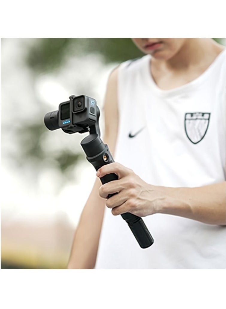 Gimbal Stabilizer, Anti Shake Wireless Control Three Axis Camera Stabilizer, Portable And Foldable PX4 Splash Proof Camera Gimbal For Sports Cameras Action Cameras, (Set 1)