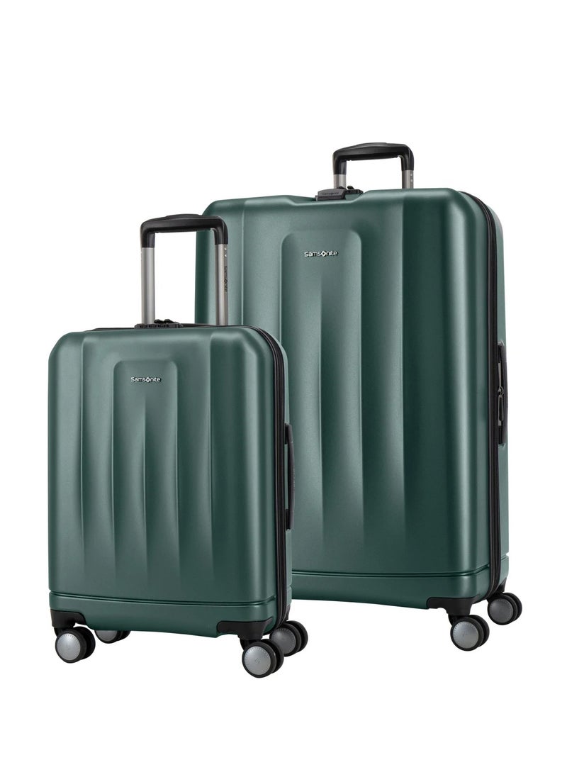 2-Piece Gravtec NXT Luggage Hardside Set | Emerald Green Color