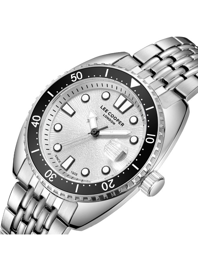 Men Analog Silver Dial Watch - LC07997.050