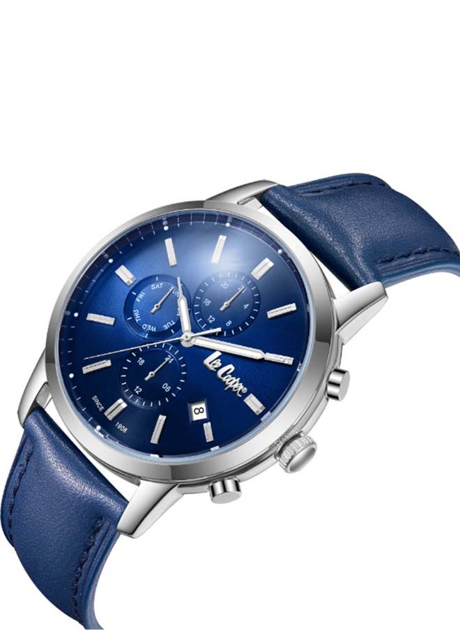 Men Multi Function Dark Blue Dial Watch - LC08085.399