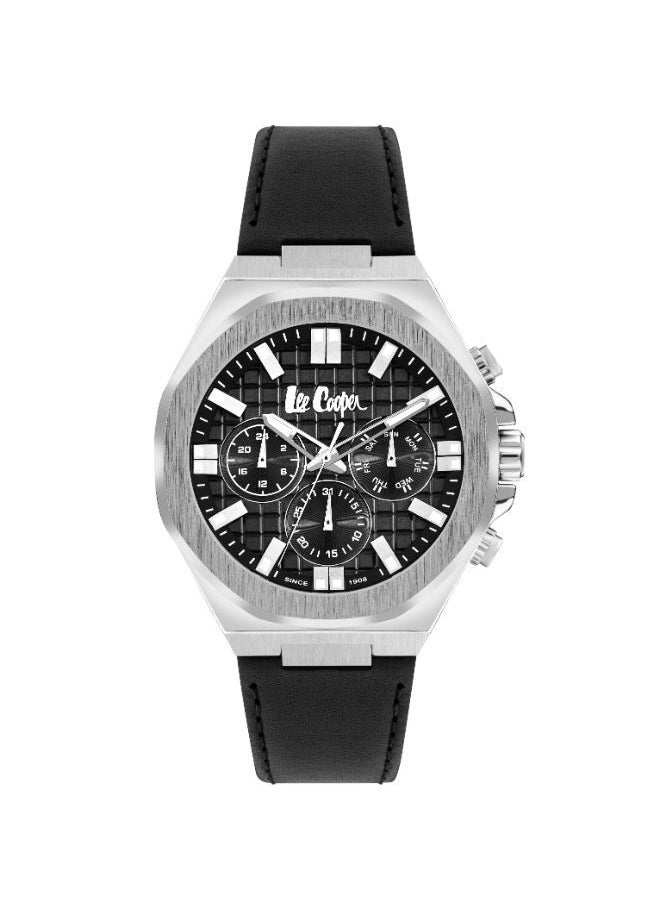 Men's Multi Function Black Dial Watch - LC07983.351