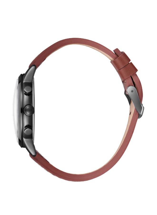 Men Multi Function Dark Brown Dial Watch - LC08085.044