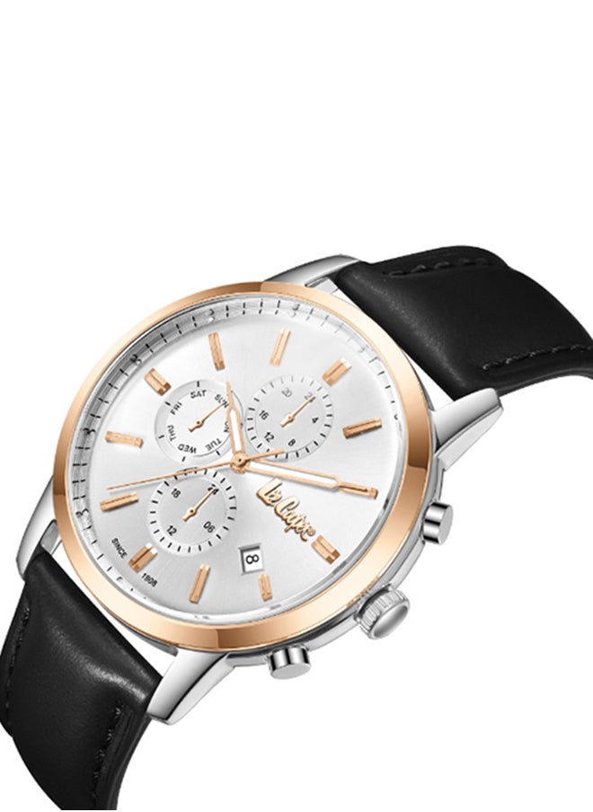 Men Multi Function Silver Dial Watch - LC08085.531