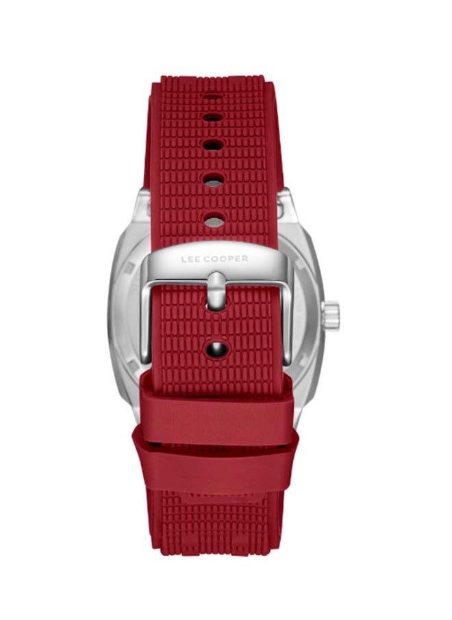 Men Automatic Red Dial Watch - LC08074.388