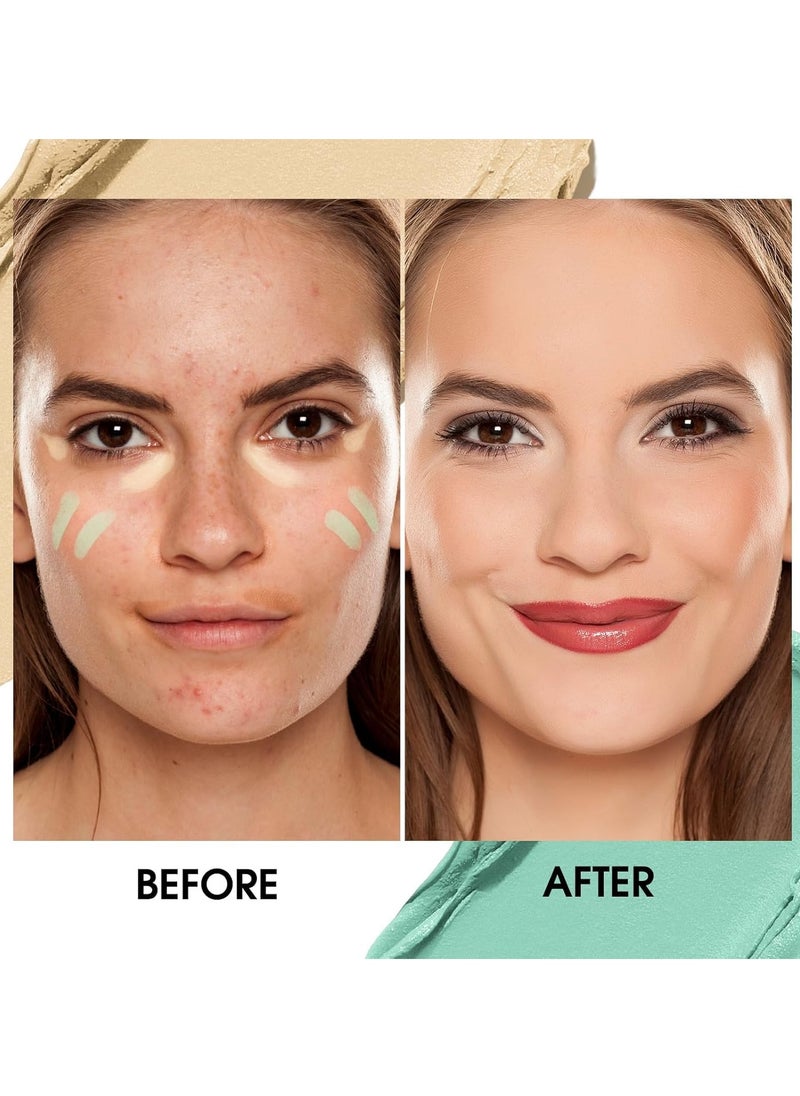 6 Color Contour Stick Concealer Bronzer Stick Cream Palette Contour Multifunctional Contouring Makeup Kit for Face Highlighter Makeup Stick Set Long Lasting & Waterproof