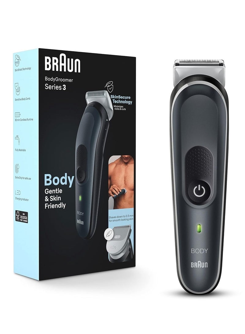 Body Groomer Series 3 with Skin Secure Technology