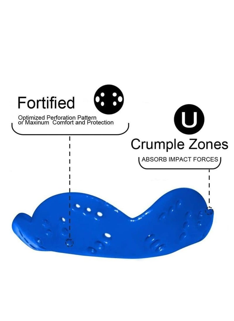 6 Pack Sport Mouth Guard for Kids & Adults - Teeth Protector for Boxing, Basketball, Lacrosse, MMA, Hockey, Wrestling, Soccer