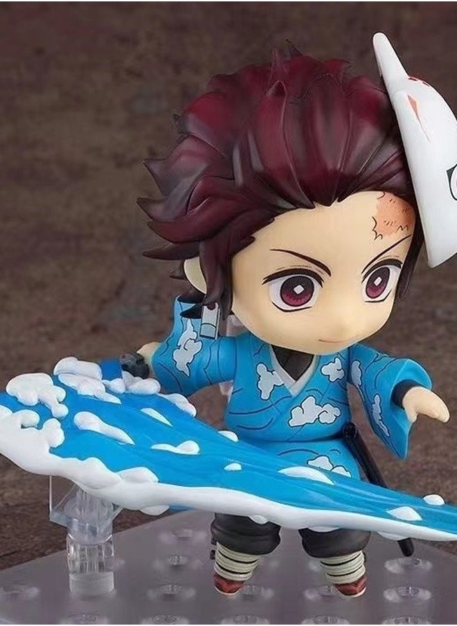 Kimetsu no Yaiba Mask Tanjiro Kamado Action Figure Decorative Resin Sculpture Home Decor Statue, Art Figurine Home Ornament Decoration for Office, Living Room, Bedroom, Book Shelf, TV Cabinet, Desktop