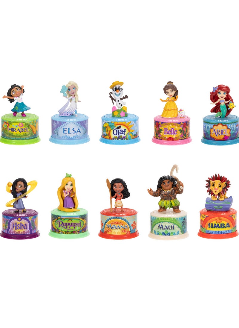 Disney Musical Mini Figure Battery Operated, Assorted 1 Piece (Character & Color May Vary) | Mystery Figure | Surprise Figure | Display Figure | Disney Princess | Disney Character with Music | Perfect Gift for Kids and Collectors