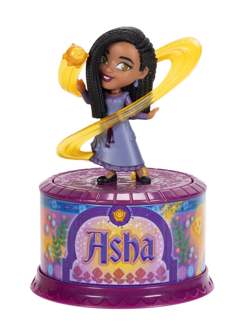 Disney Musical Mini Figure Battery Operated, Assorted 1 Piece (Character & Color May Vary) | Mystery Figure | Surprise Figure | Display Figure | Disney Princess | Disney Character with Music | Perfect Gift for Kids and Collectors