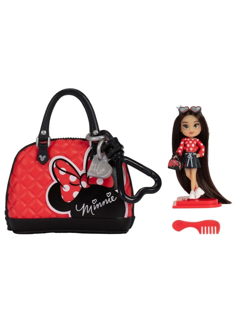 Disney ILY Tote-Ily Teenies Mini Doll Series 1, Assorted 1 Piece (Style & Color May Vary) | Disney Character | Mini Bag with Figure | Fashion Doll | Cute Doll | Collectible Figure | Perfect for Kids and Disney Lovers