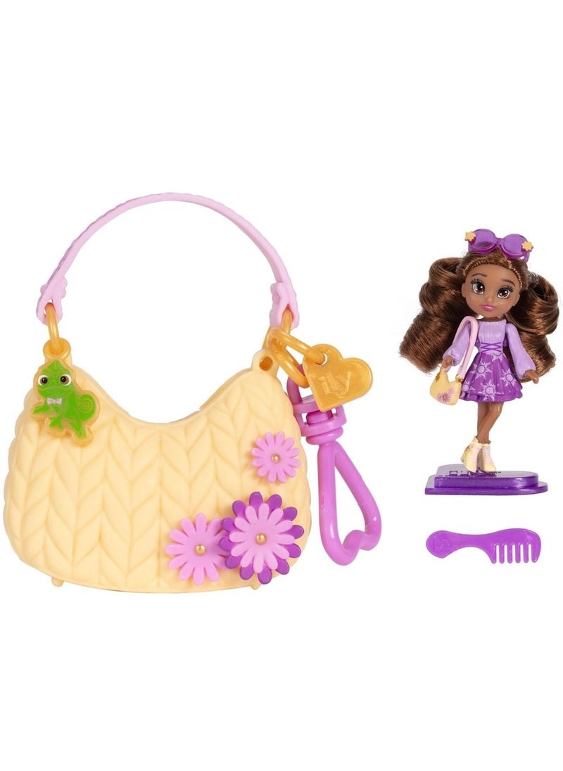 Disney ILY Tote-Ily Teenies Mini Doll Series 1, Assorted 1 Piece (Style & Color May Vary) | Disney Character | Mini Bag with Figure | Fashion Doll | Cute Doll | Collectible Figure | Perfect for Kids and Disney Lovers