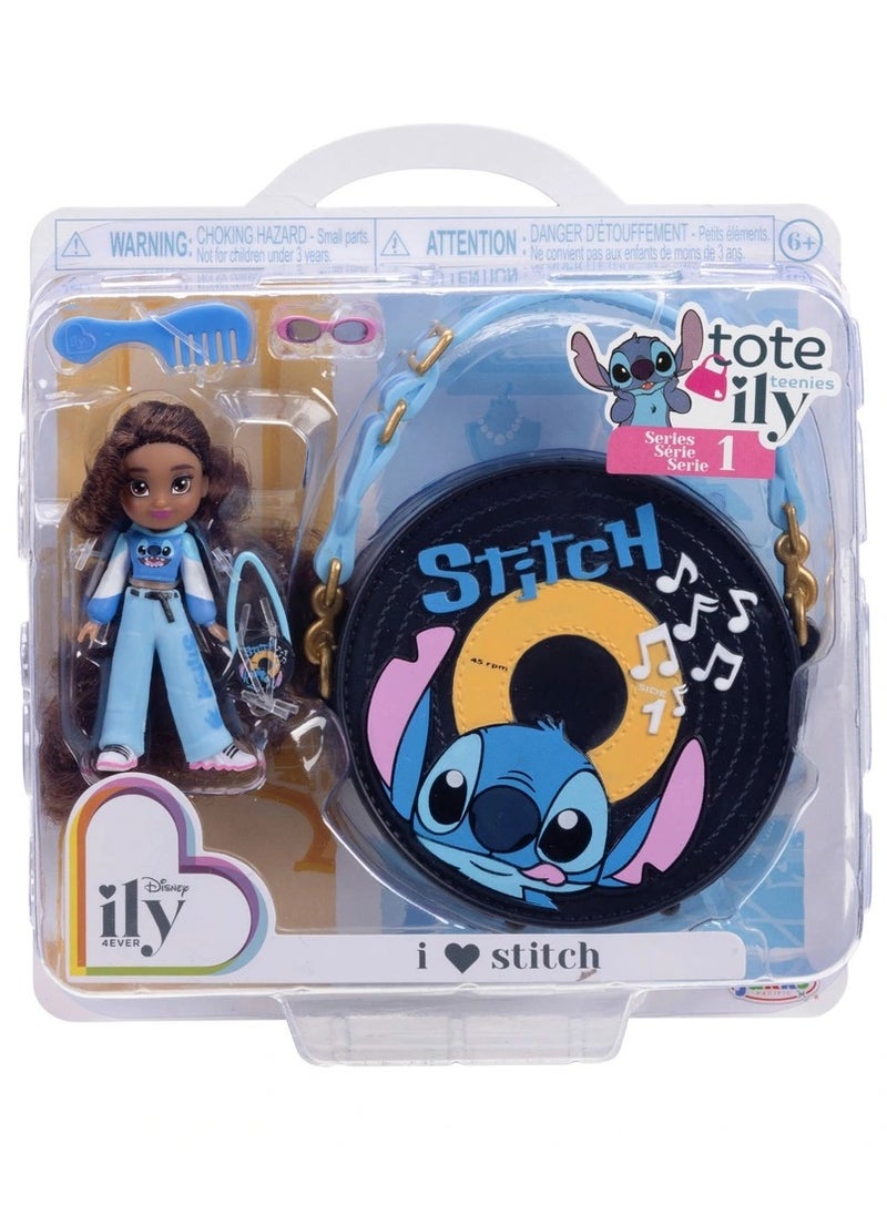 Disney ILY Tote-Ily Teenies Mini Doll Series 1, Assorted 1 Piece (Style & Color May Vary) | Disney Character | Mini Bag with Figure | Fashion Doll | Cute Doll | Collectible Figure | Perfect for Kids and Disney Lovers