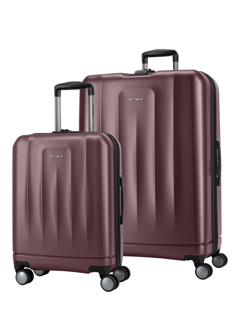 2-Piece Gravtec NXT Luggage Hardside Set | Merlot  Color
