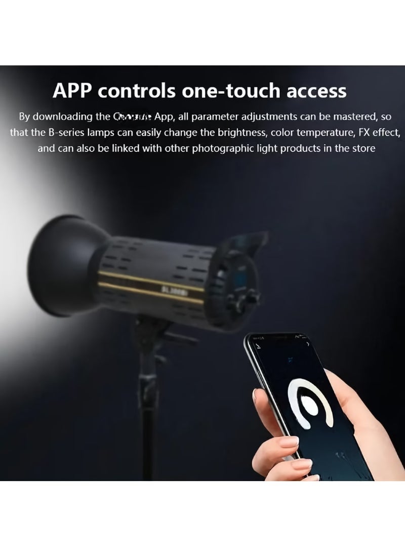 SL200BI LED Photography Light, Professional Photo Studio Spotlight, Lightweight And Portable Strobe Light For Videography And Photography, (1pc, SL200BI, 3200K 5600K)