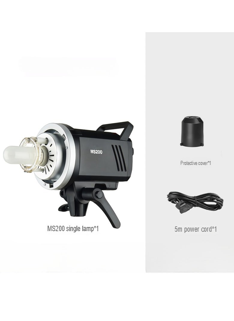 MS200W LED Video Light, Lightweight And Compact Studio Light, Portable Durable Powerful Photography Light, Easy To Carry Fill Light For Studio Photography Portrait Photography, (1pc, MS200W)