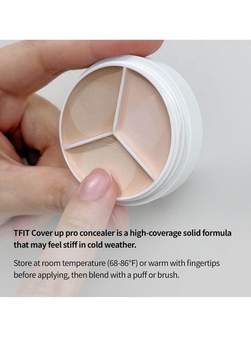 TFIT Cover Up Pro Concealer Palette - 3-in-1 ( 04 dark | 0.52 Oz)