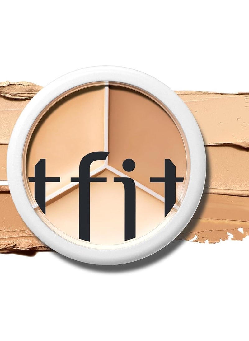 TFIT Cover Up Pro Concealer Palette - 3-in-1 ( 01 neutral | 0.52 Oz)