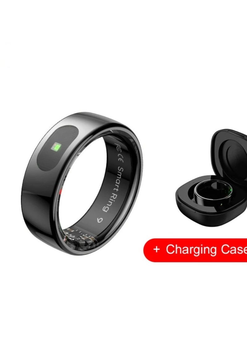R08 Smart Ring for Android IOS with Gesture Touch Control Pilot Lamp Sleep Health Monitor 5ATM Waterproof Smartring For Men Women