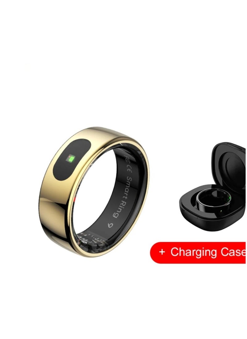 R08 Smart Ring for Android IOS with Gesture Touch Control Pilot Lamp Sleep Health Monitor 5ATM Waterproof Smartring For Men Women
