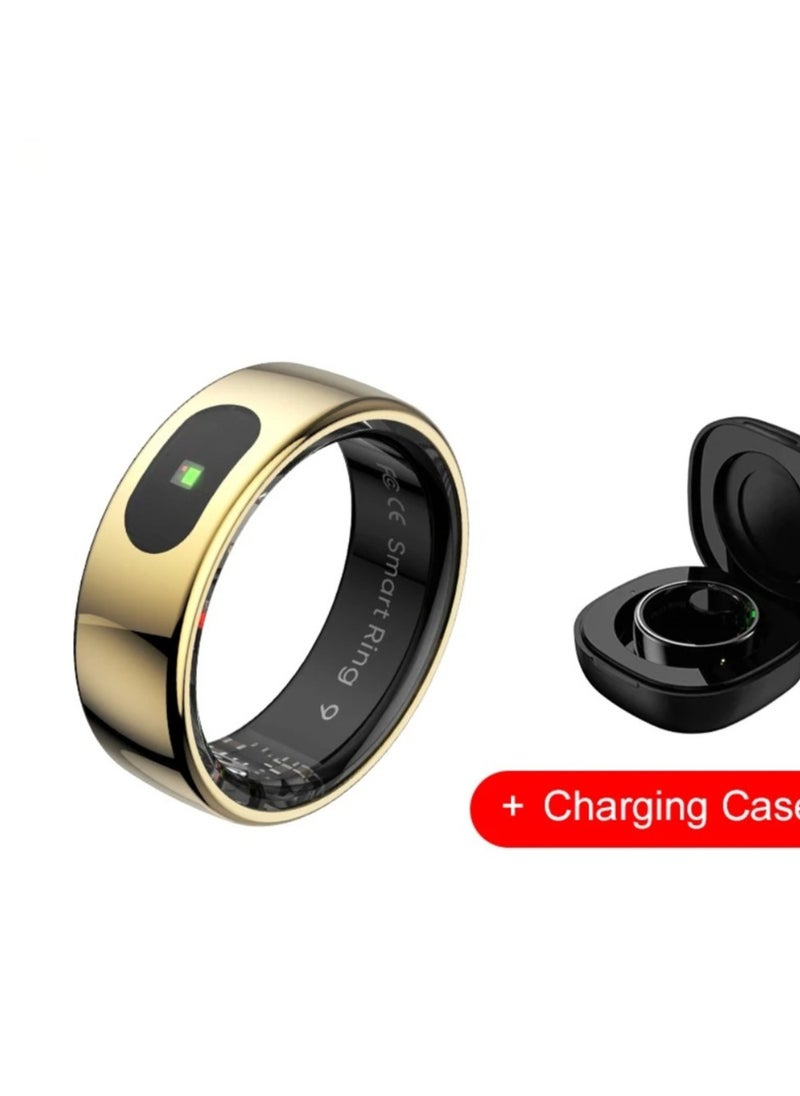 R08 Smart Ring for Android IOS with Gesture Touch Control Pilot Lamp Sleep Health Monitor 5ATM Waterproof Smartring For Men Women