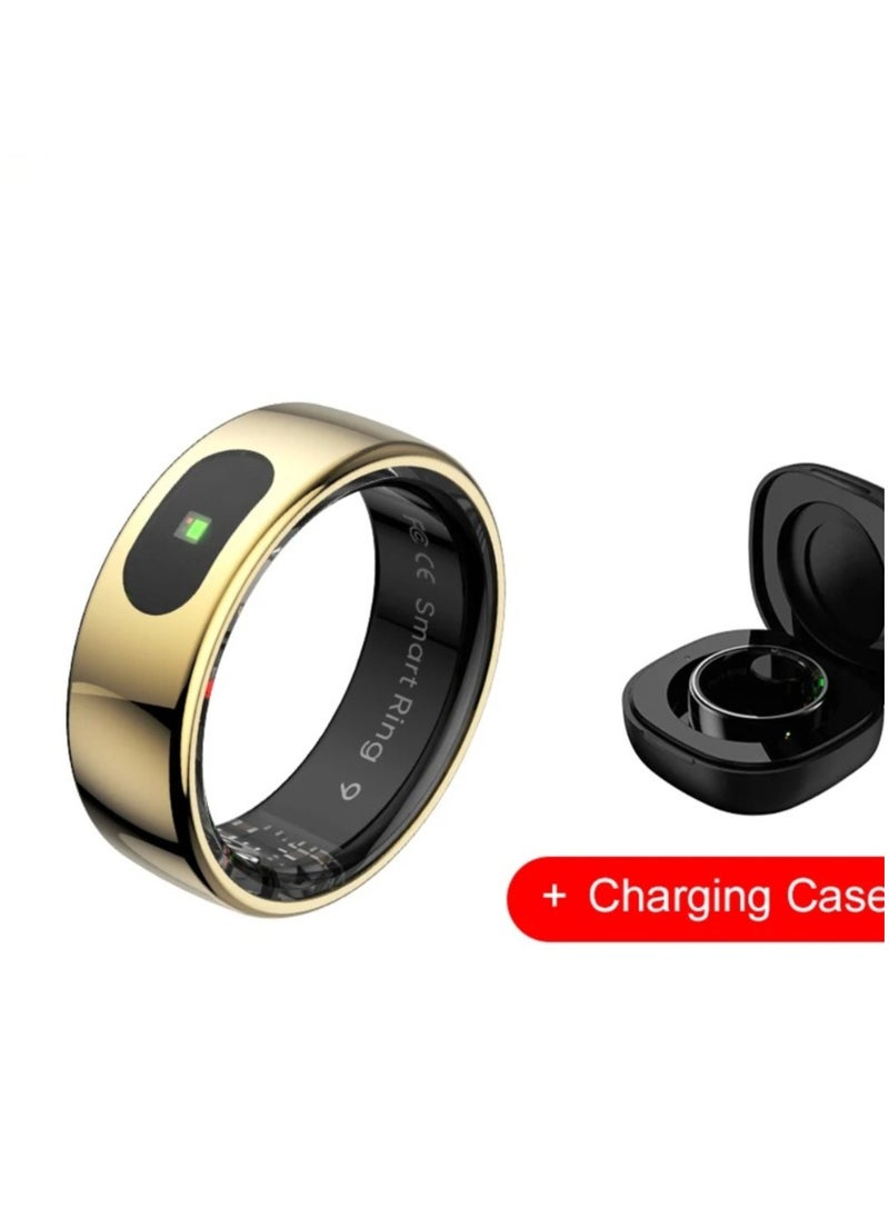 R08 Smart Ring for Android IOS with Gesture Touch Control Pilot Lamp Sleep Health Monitor 5ATM Waterproof Smartring For Men Women