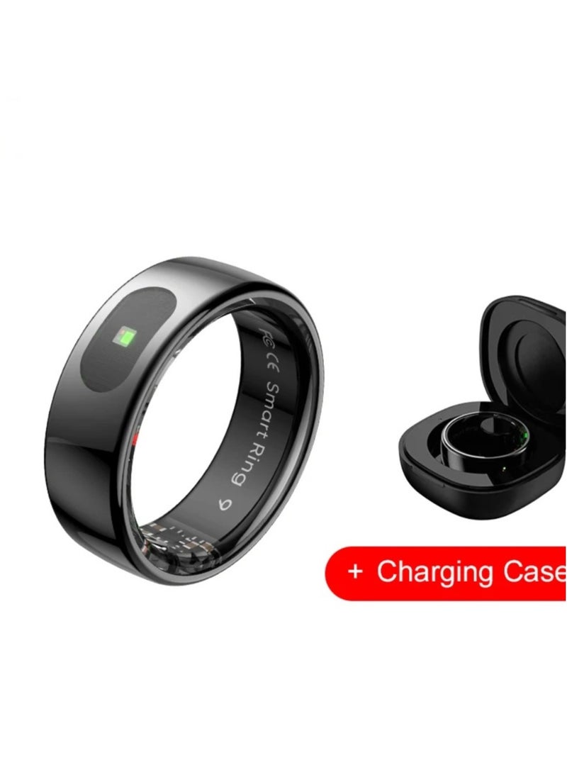 R08 Smart Ring for Android IOS with Gesture Touch Control Pilot Lamp Sleep Health Monitor 5ATM Waterproof Smartring For Men Women