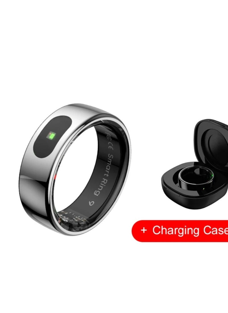 R08 Smart Ring for Android IOS with Gesture Touch Control Pilot Lamp Sleep Health Monitor 5ATM Waterproof Smartring For Men Women