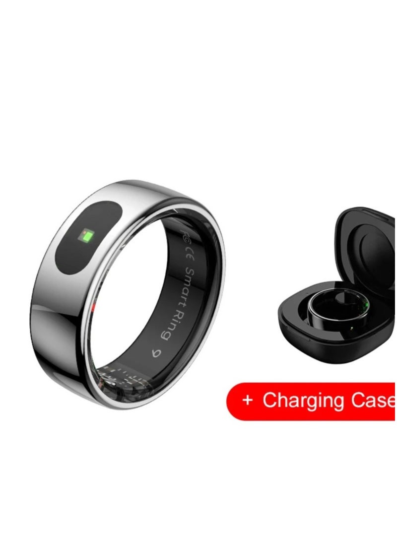 R08 Smart Ring for Android IOS with Gesture Touch Control Pilot Lamp Sleep Health Monitor 5ATM Waterproof Smartring For Men Women