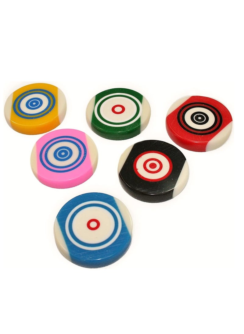 StonKraft Carrom Board Striker Standard Size with Case (Pack of 2) - No Choice of Color/Design