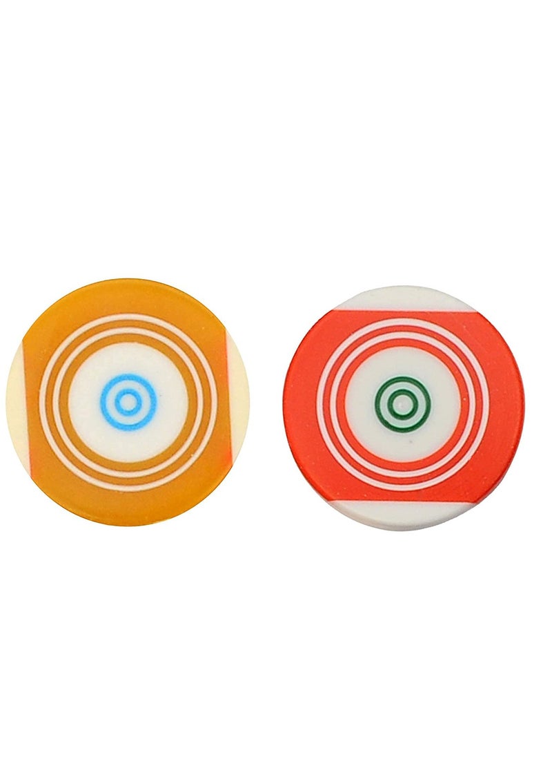 StonKraft Carrom Board Striker Standard Size with Case (Pack of 2) - No Choice of Color/Design