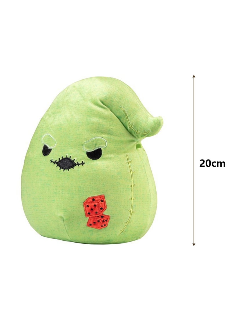 20cm Cute Doll Plush Toy Rag Doll Pillow Doll, Suitable For Room Decoration Children'S Birthday Gift (Green Cantaloupe)