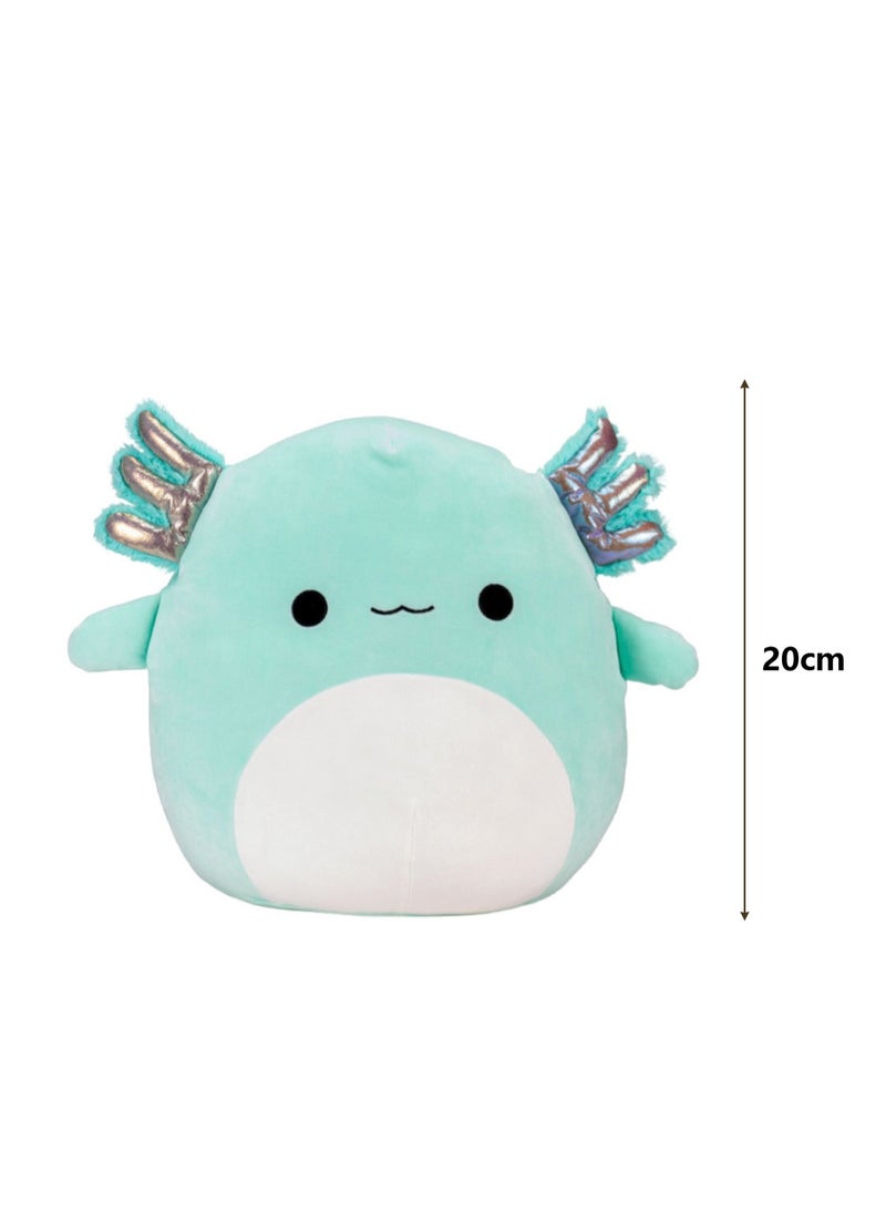 20cm Cute Doll Plush Toy Rag Doll Pillow Doll, Suitable For Room Decoration Children'S Birthday Gift (Blue Salamander)