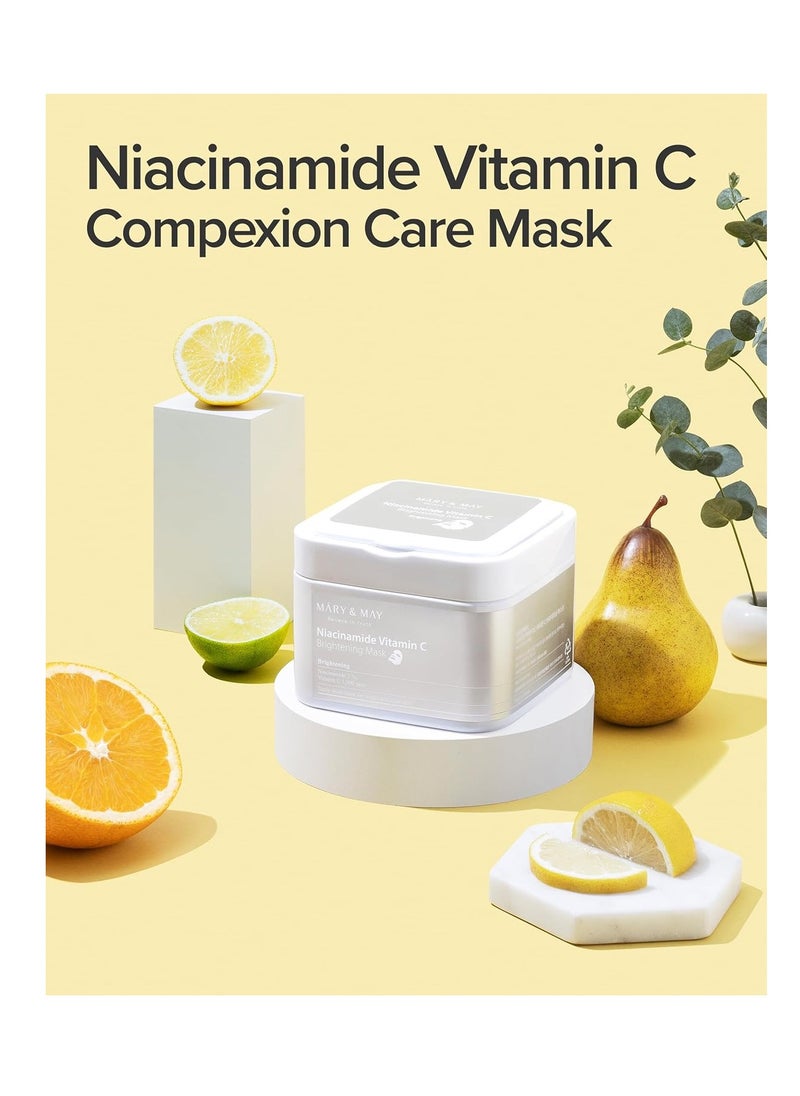 Mary&May Niacinamide Vitamin C Mask | 30ea