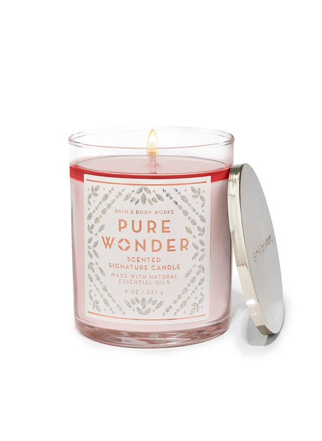 Pure Wonder Signature Single Wick Candle