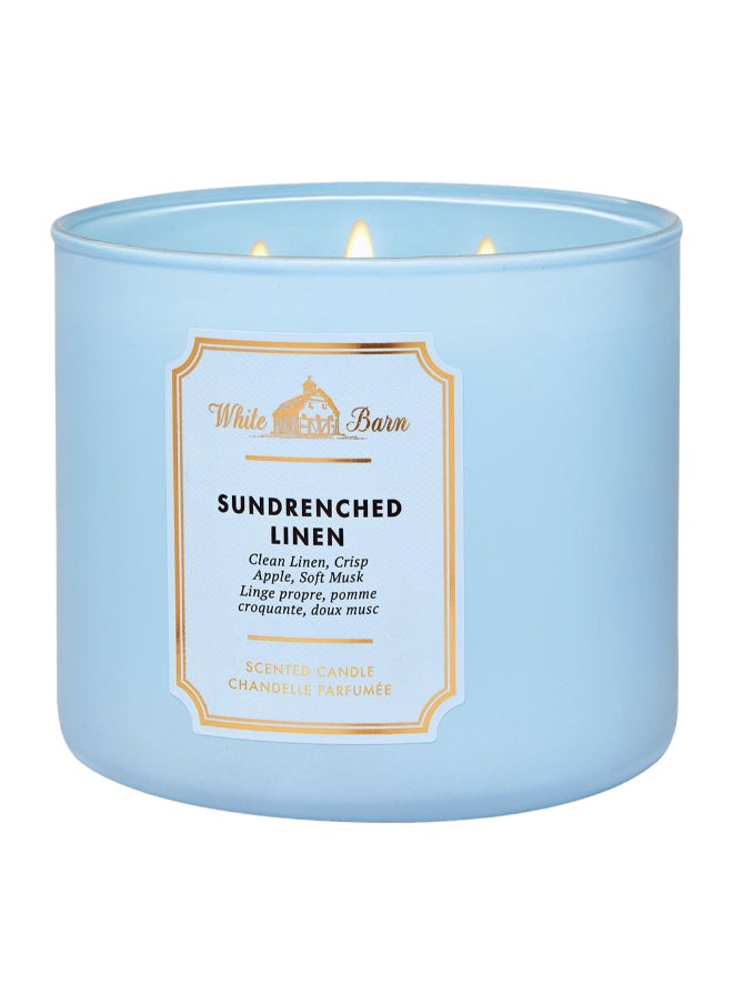 Sun-Drenched Linen 3-Wick Candle