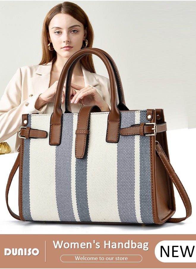 Elegant Women's Handbag,Crossbody Bag with Removable Shoulder Strap,Large Capacity Tote Bag Shoulder Bag Fashion Ladies Satchel Bag for Women/Ladies Office Travel Daily Bag
