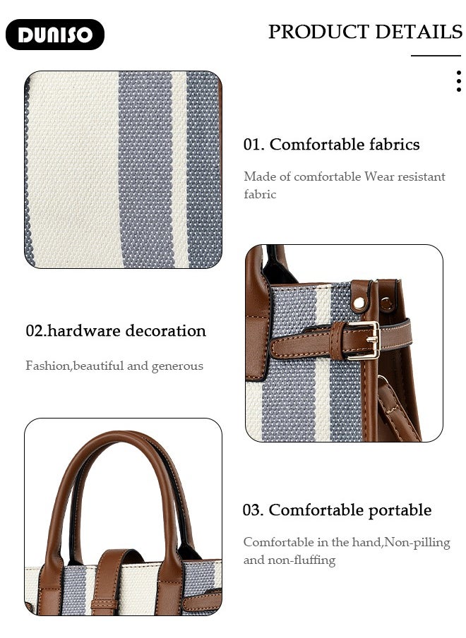 Elegant Women's Handbag,Crossbody Bag with Removable Shoulder Strap,Large Capacity Tote Bag Shoulder Bag Fashion Ladies Satchel Bag for Women/Ladies Office Travel Daily Bag