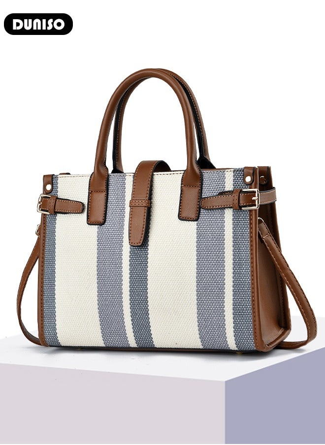 Elegant Women's Handbag,Crossbody Bag with Removable Shoulder Strap,Large Capacity Tote Bag Shoulder Bag Fashion Ladies Satchel Bag for Women/Ladies Office Travel Daily Bag