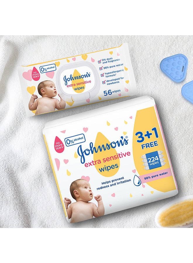 Baby Wipes, 56 Count