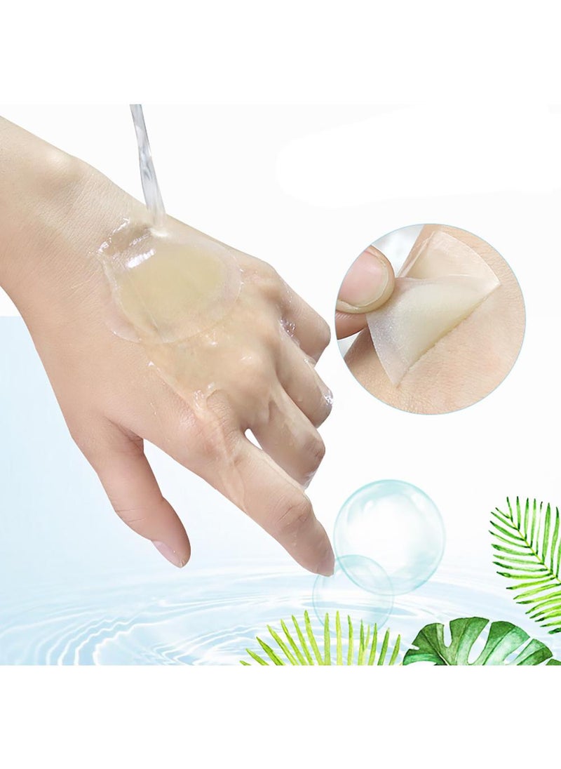 Blister Pads - 15 Packs of Waterproof Hydrocolloid Seal Bandages for Heels, Feet, and Toes - Adhesive Blister Prevention with Gel Cushions