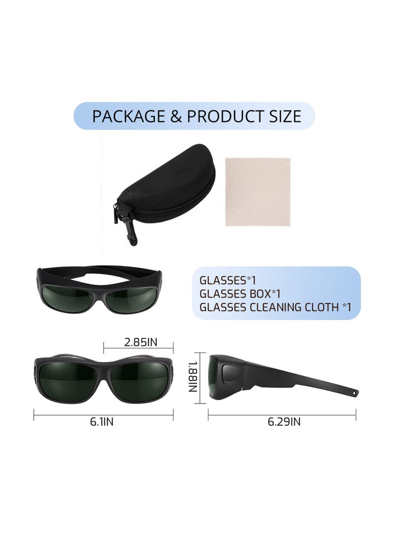 Laser Safety Glasses 200nm-2000nm Protective Goggles for Laser Hair Removal and Cosmetology Operators with Eye Protection