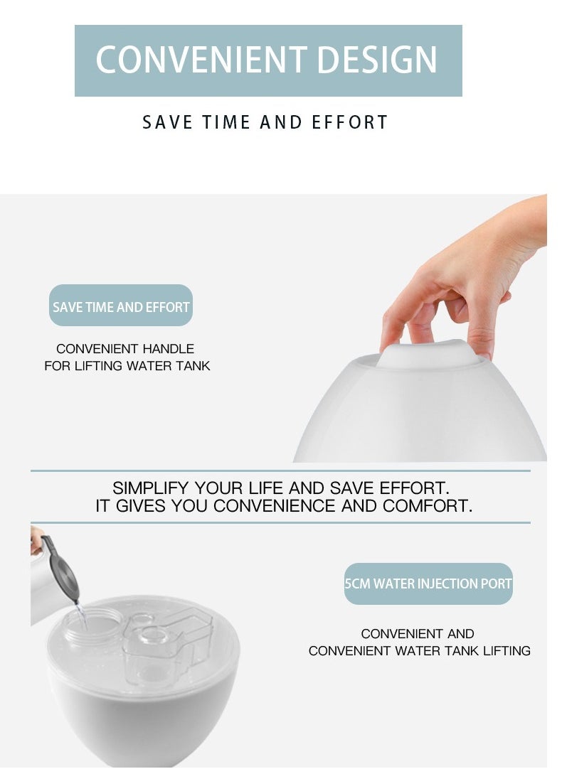 Cool Mist Humidifier for Baby with Diffuser Baby Humidifier for Bedroom, office，Nursery + Large Rooms, Quiet, Auto Shut Off, Runs +16hrs