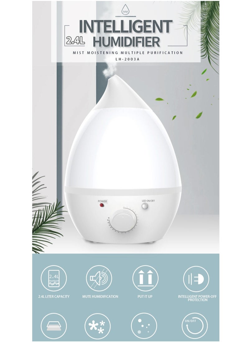 Cool Mist Humidifier for Baby with Diffuser Baby Humidifier for Bedroom, office，Nursery + Large Rooms, Quiet, Auto Shut Off, Runs +16hrs