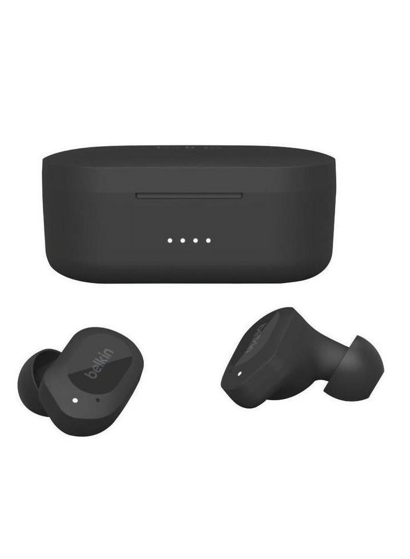 Sounform Play True Wireless Earbuds - 4 Microphones For Ultra Clear Calls Black