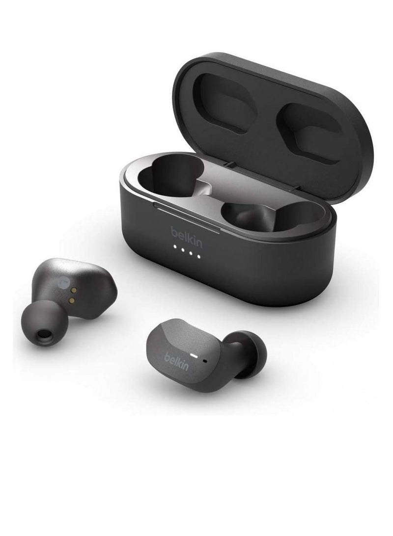 Sounform Play True Wireless Earbuds - 4 Microphones For Ultra Clear Calls Black