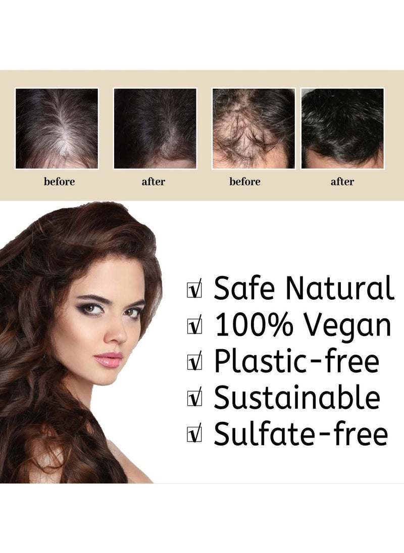 Rice Water Hair Growth Soap, 2 In 1 Shampoo and Conditioner Bar with Coconut Oil for Strengthening Moisturizing Dry Hair, Anti-Hair Loss Rice Shampoo Bars for Hair Growth